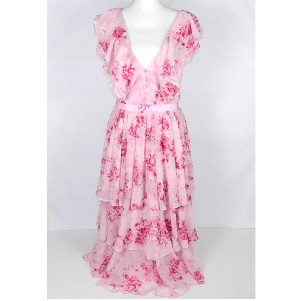 Fame and Partners Dress Edy Floral Georgette Midi